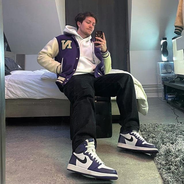 Air Jordan 1 Retro High OG Court Purple White - 48h Delivery