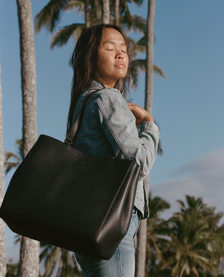 Allyn Tote Leather Tote for Work Weekends Dagne Dover