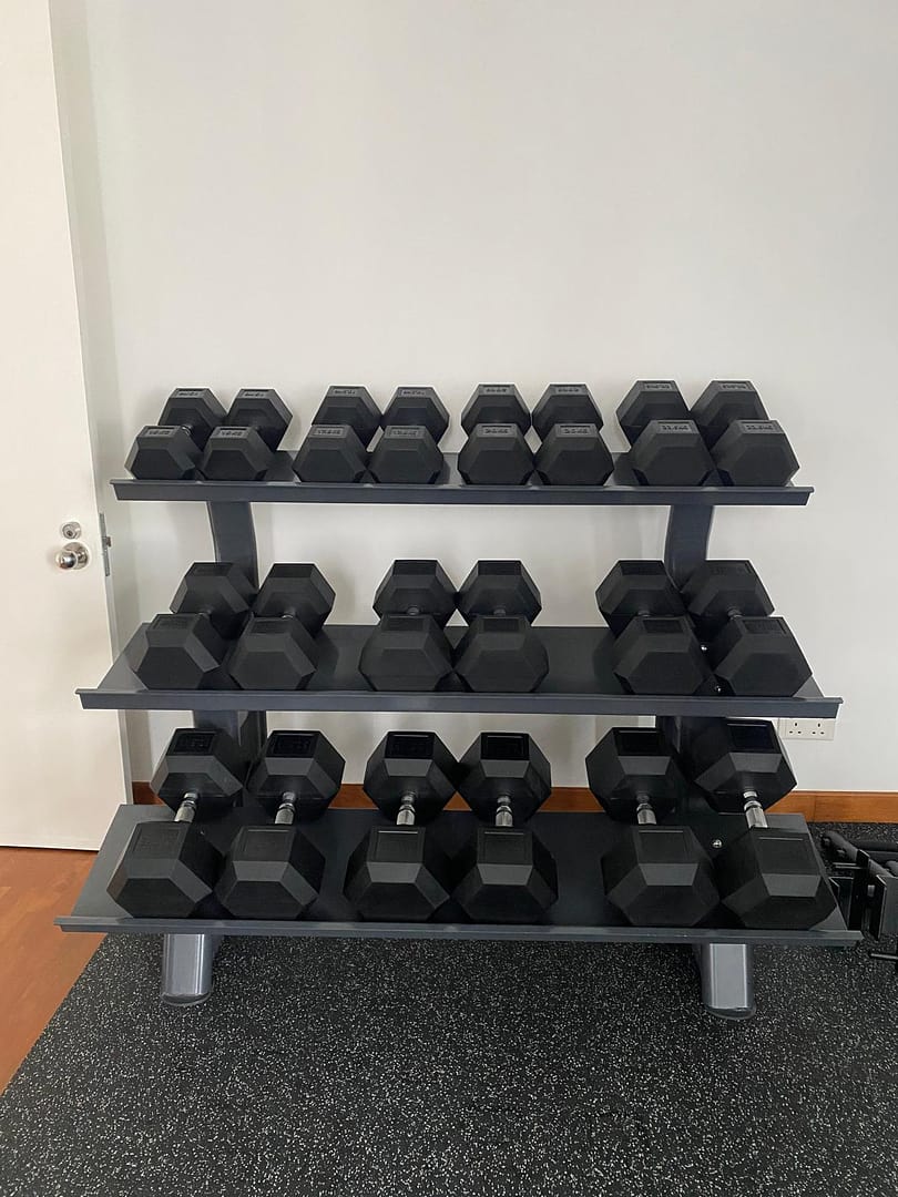 Hampton 3 tier dumbbell rack hotsell