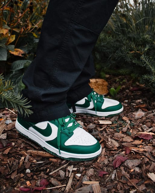 Nike dunk low homme hot sale verte