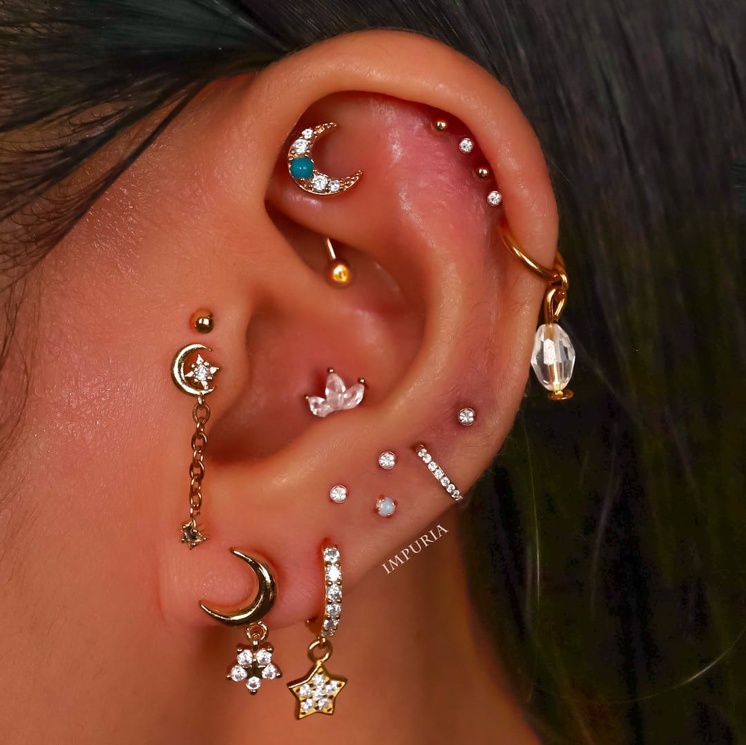 Flower rook piercing store