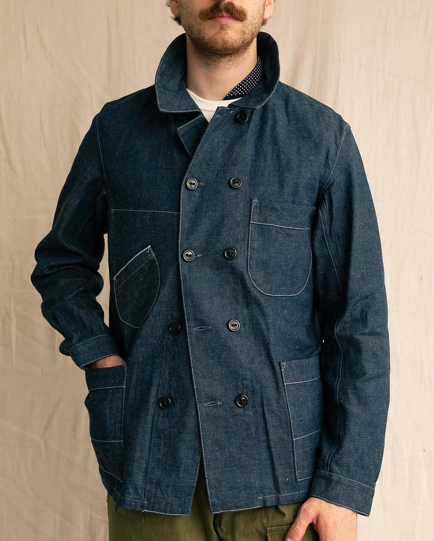 Coherence Kees 10oz Logger Selvedge Denim Jacket Indigo – Clutch Cafe