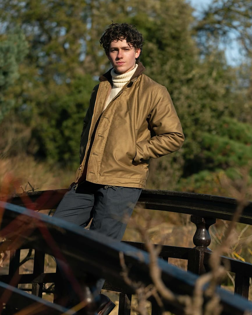 The Real McCoy s N 1 Deck Jacket Khaki Clutch Cafe